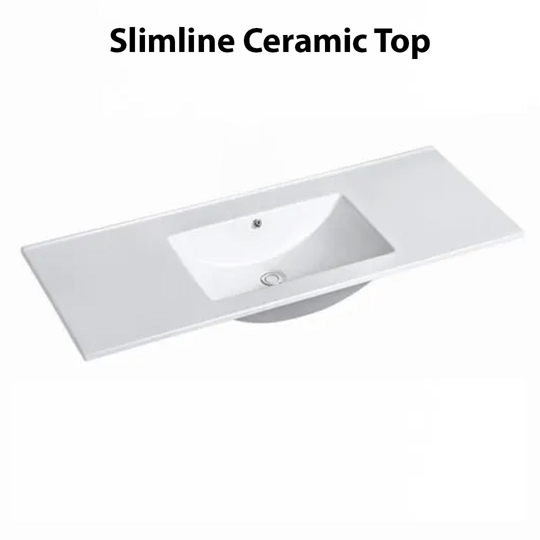 Otti Marlo Matte Black Wall Hung Vanity 1200mm