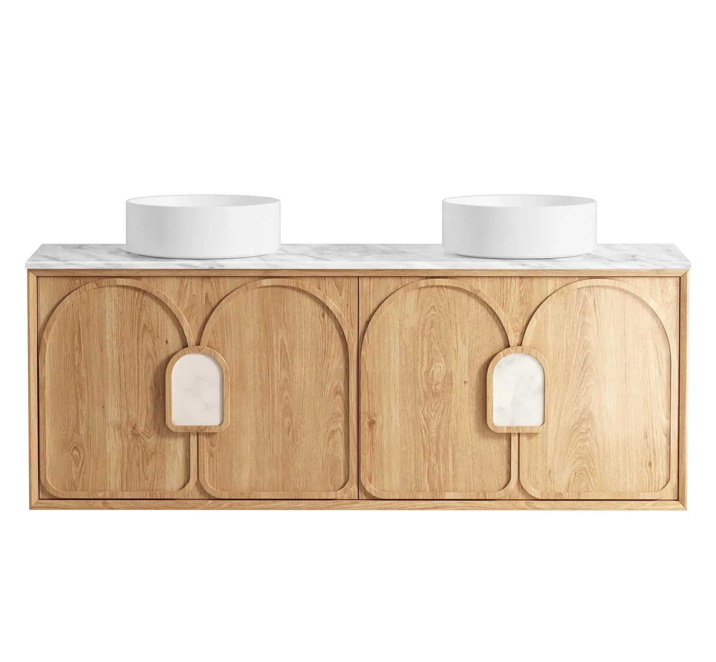 Otti Laguna Mark II Woodland Oak Wall Hung Vanity 1500mm