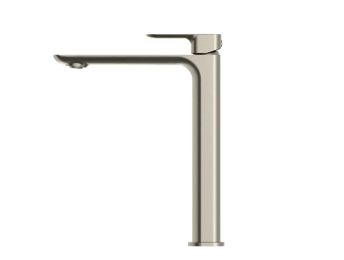Donii Ella Tora Tall Basin Mixer Tap Brushed Nickel