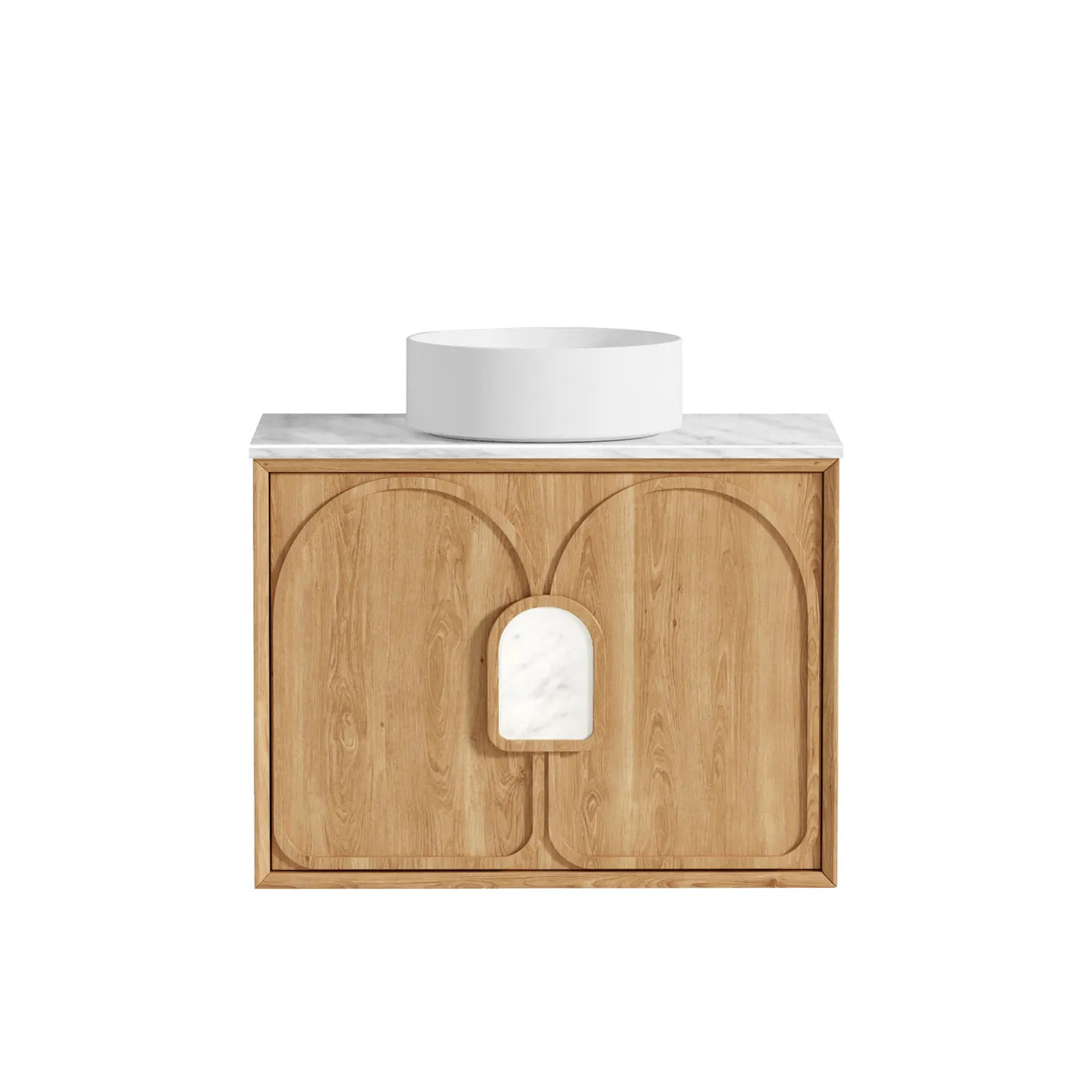 Otti Laguna Mark II Woodland Oak Wall Hung Vanity 750mm