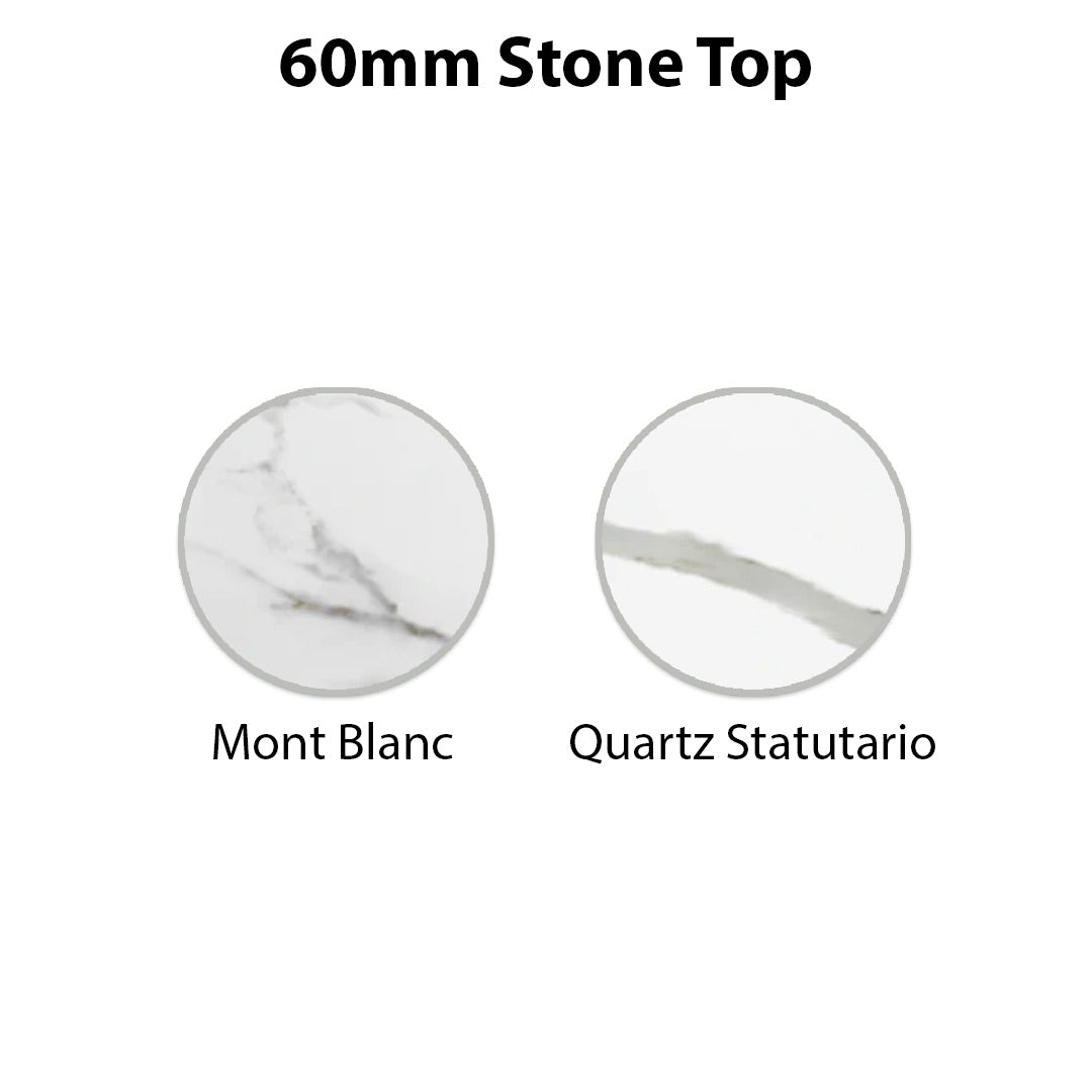 Otti Noosa Matte White Wall Hung Vanity 900mm