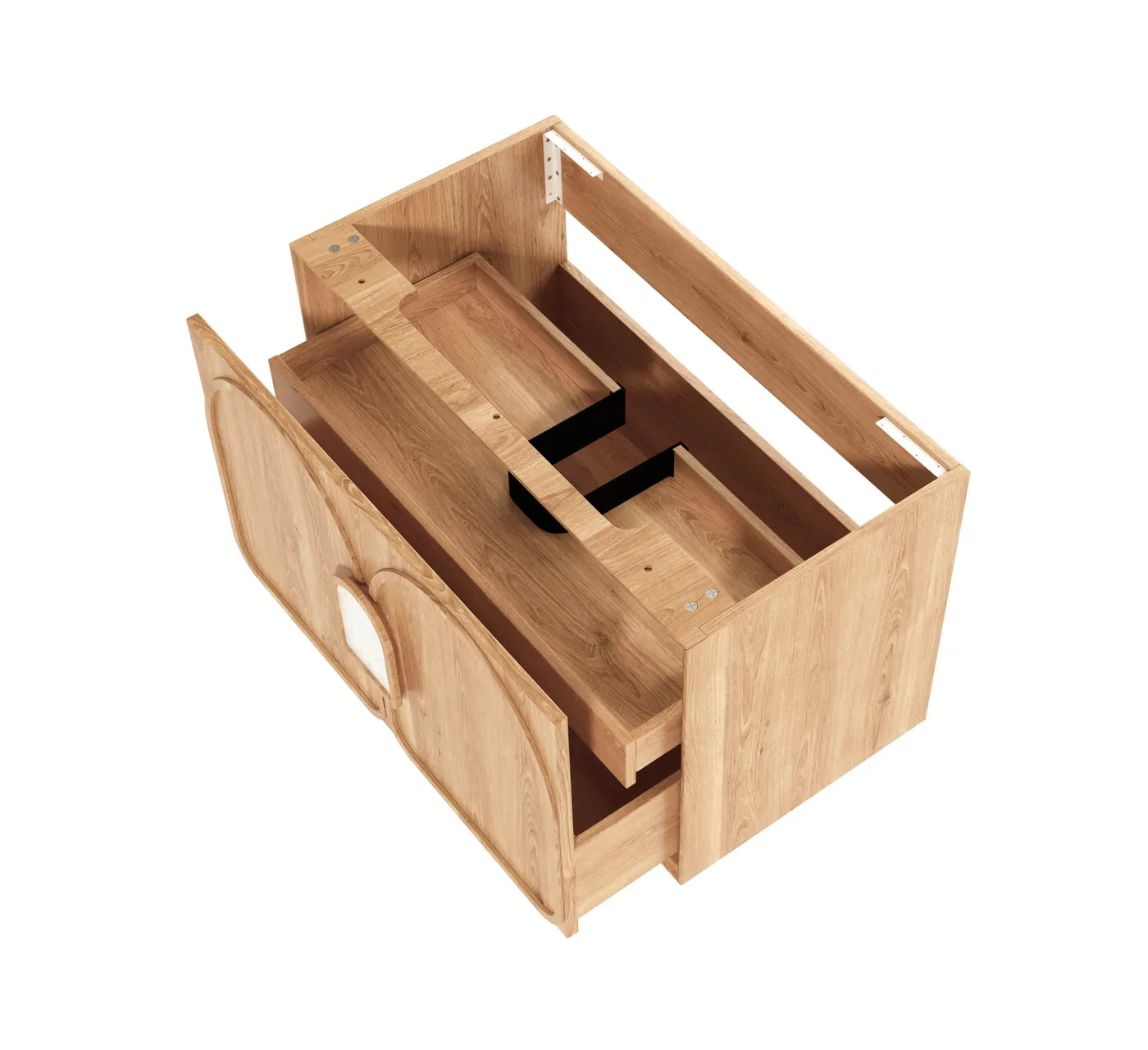 Otti Laguna Mark II Woodland Oak Wall Hung Vanity 900mm