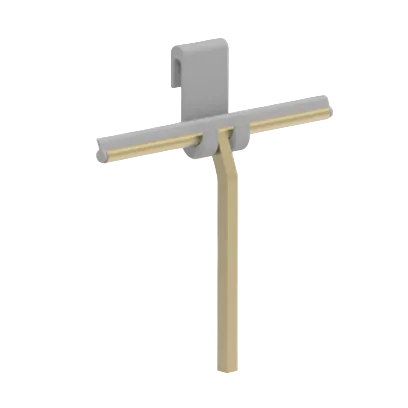 Gray and gold squeegee