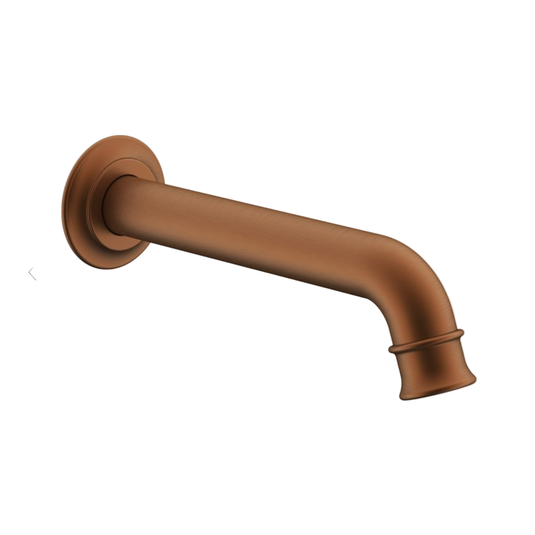 heritage Brushed copper bath or basin spout