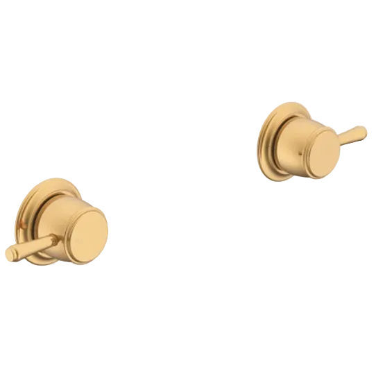 brushed Brass wall top assemblies part off the heritage ADP eternal product range