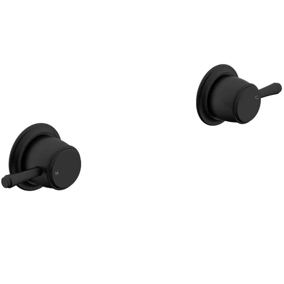 Matte black wall top assemblies part off the heritage ADP eternal product range