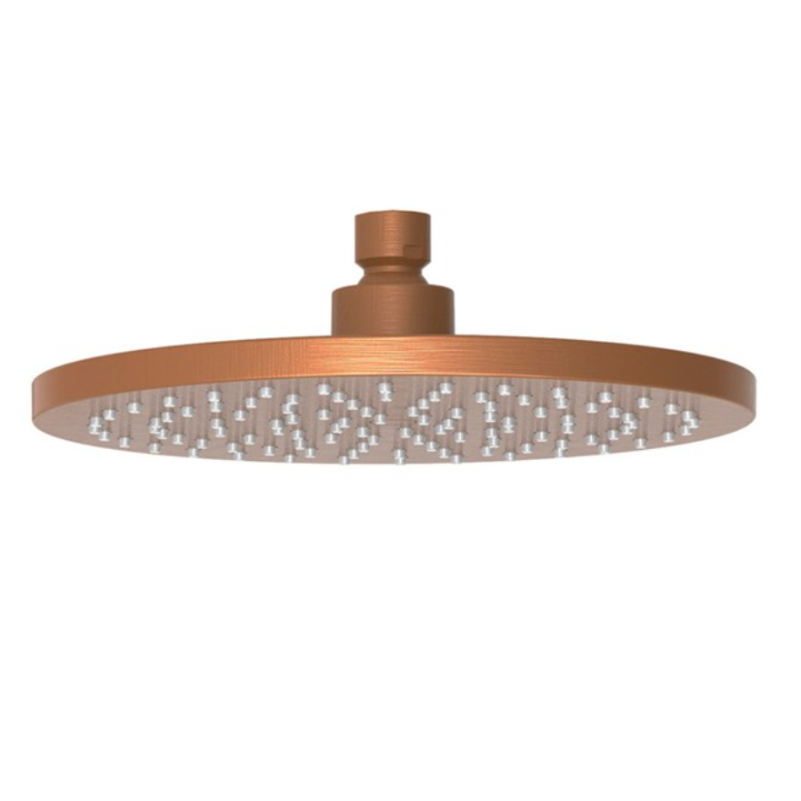 220mm brushed copper shower head