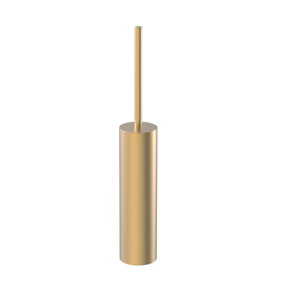 Gold toilet brush holder