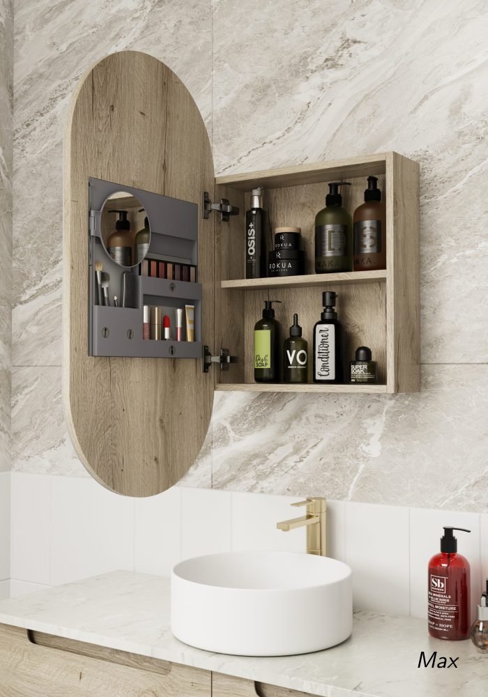 Aulic Beau Monde Shaving Cabinet 450mm