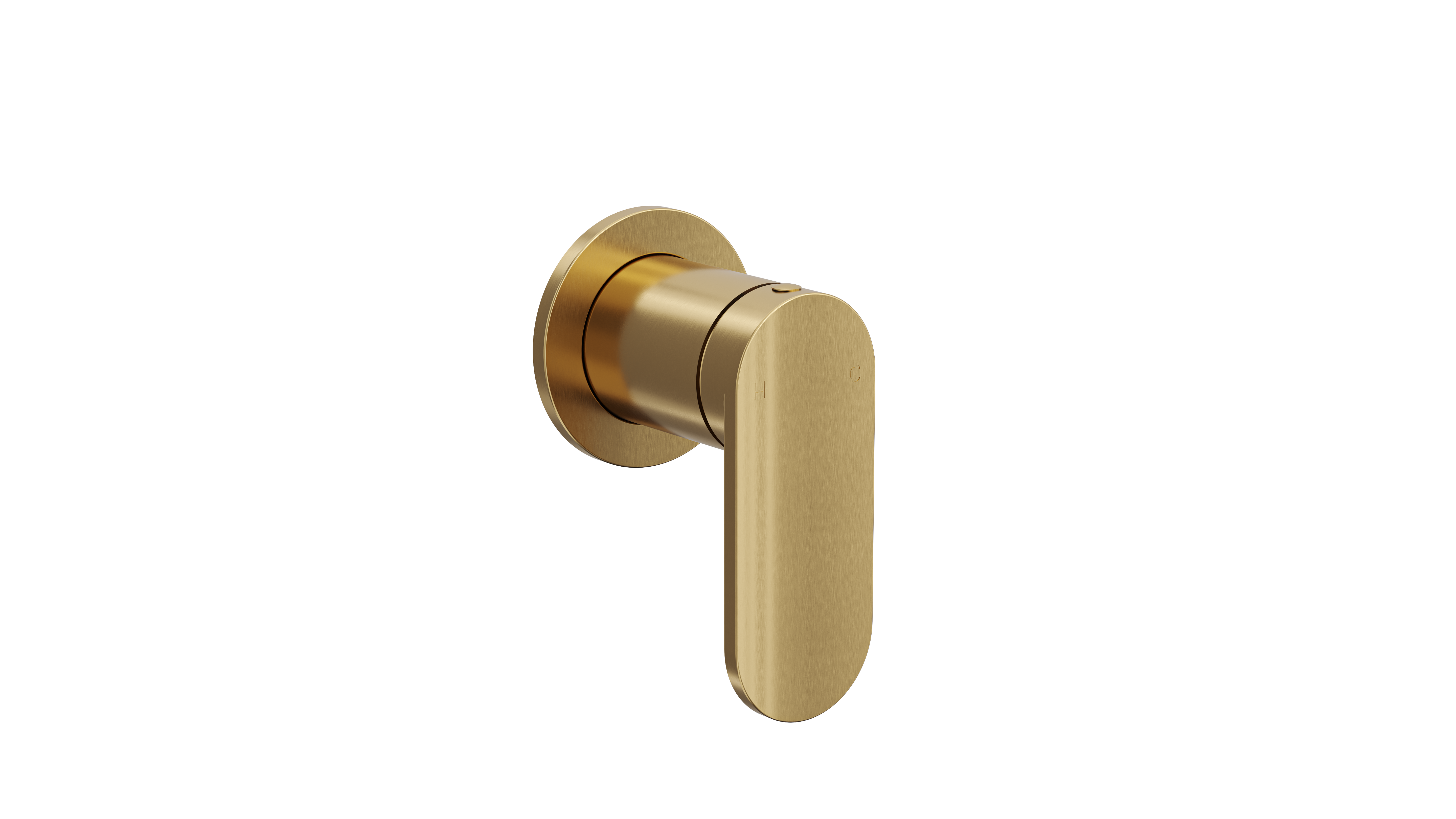 Linsol Capo Wall Mixer Tap Brushed Brass