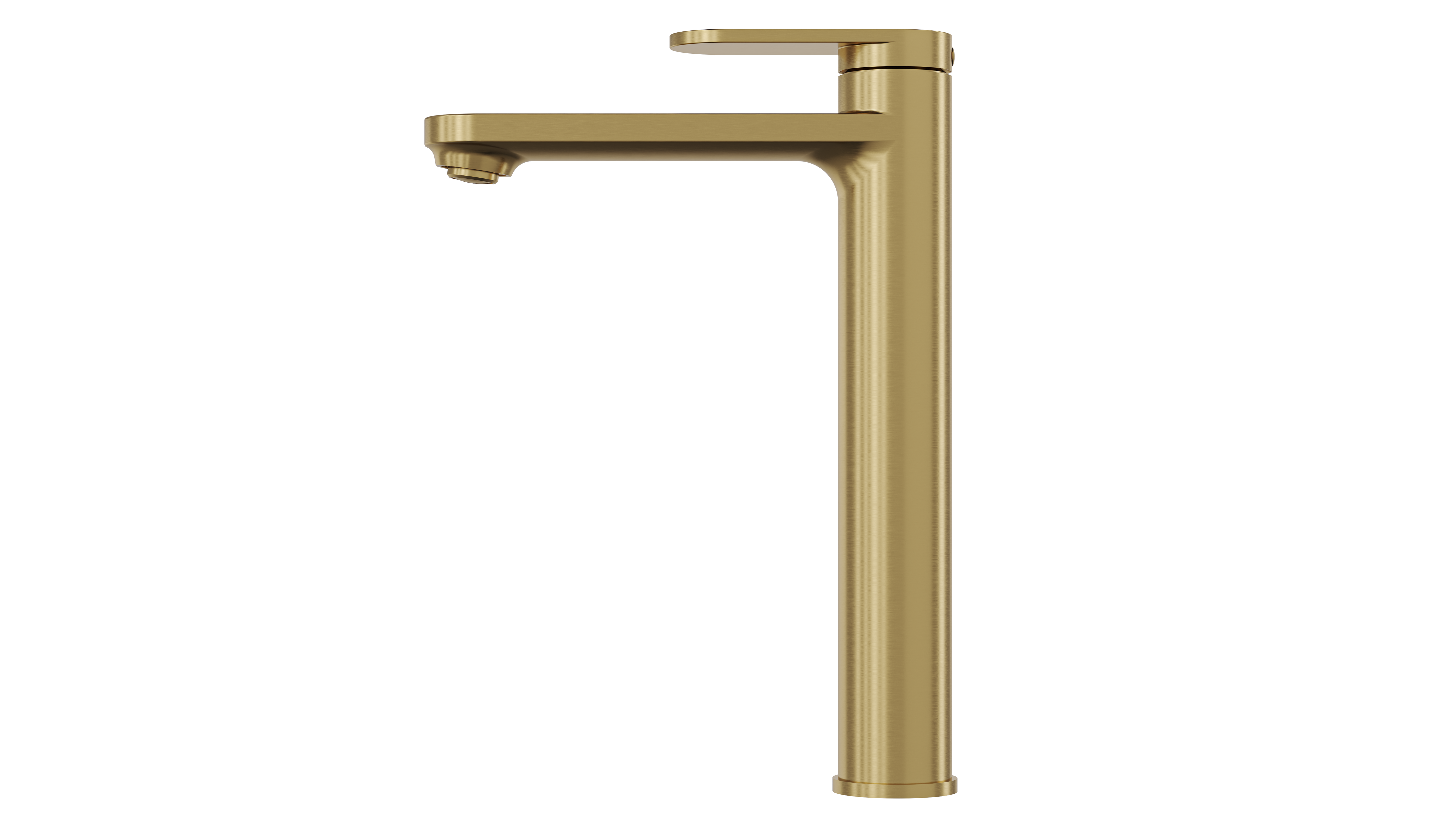 Linsol Capo Tall Basin Mixer Brushed Brass