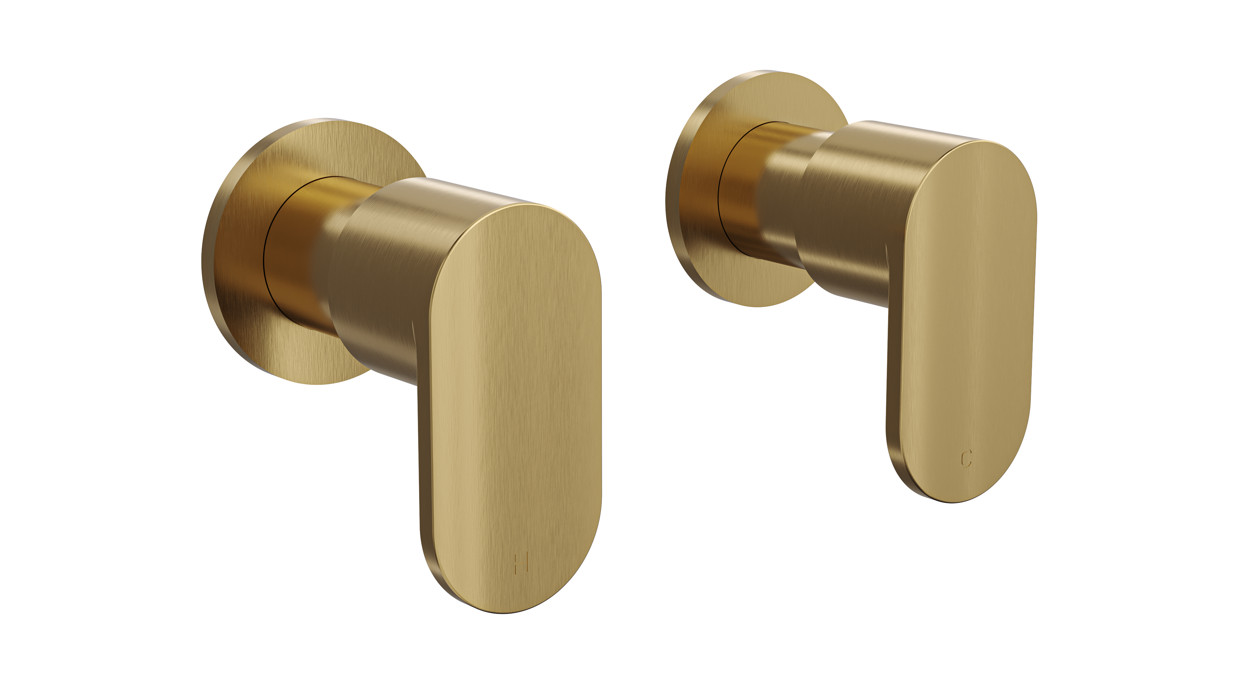 Linsol Capo Wall Top Assemblies Brushed Brass