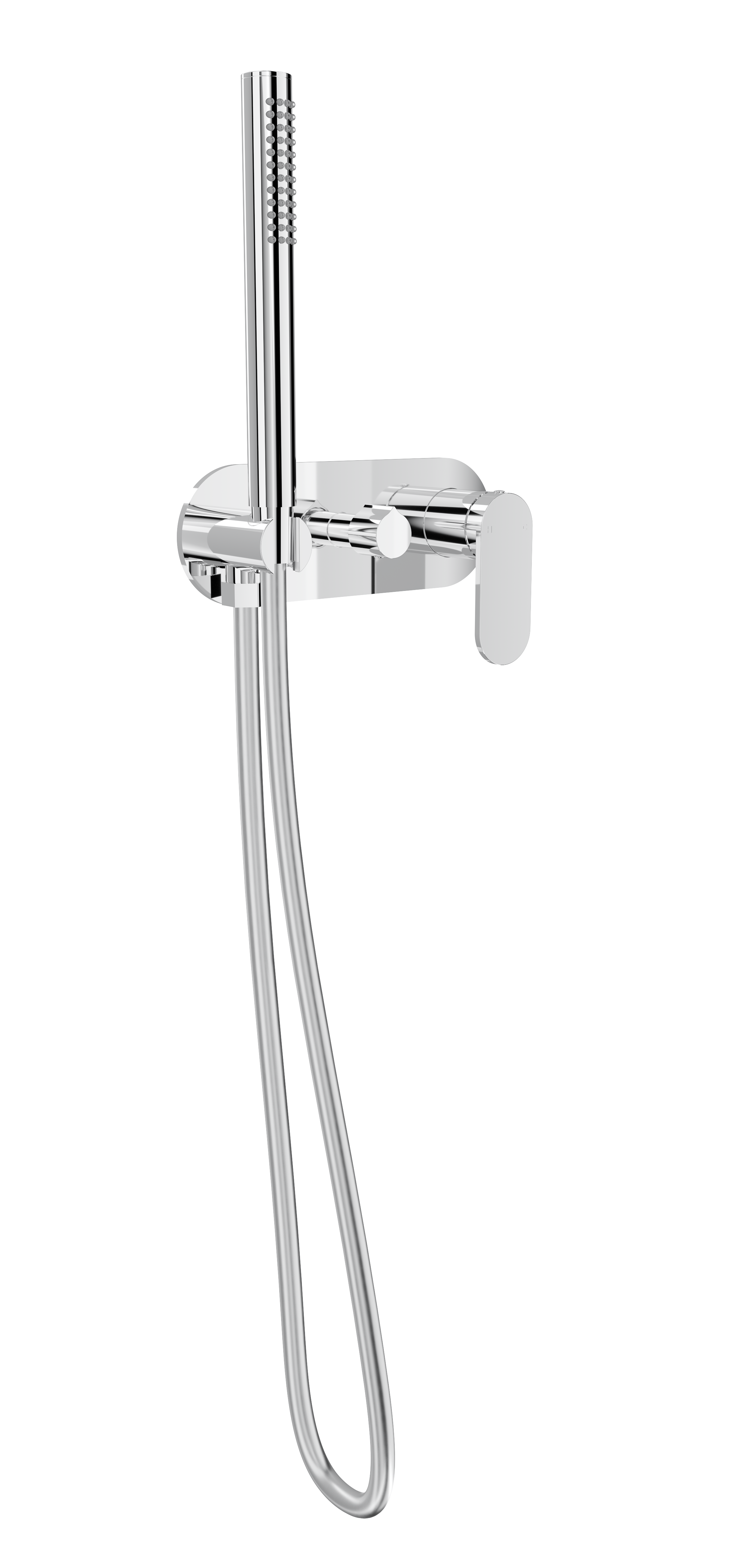 Linsol Capo 1-Plate Wall Mixer with Diverter & Hand Shower Chrome