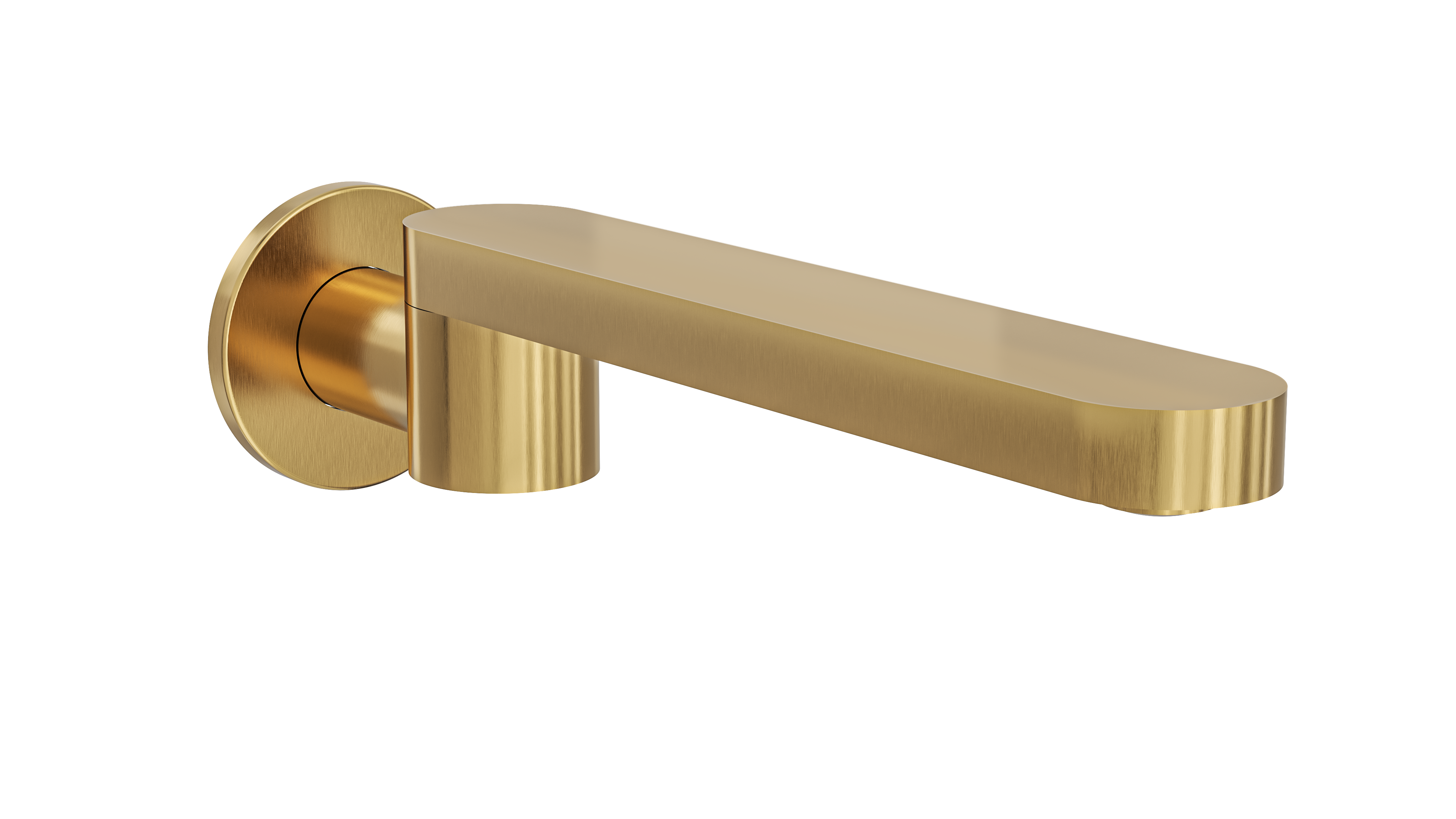 Linsol Corsica S2 Swivel Bath Spout Brushed Brass