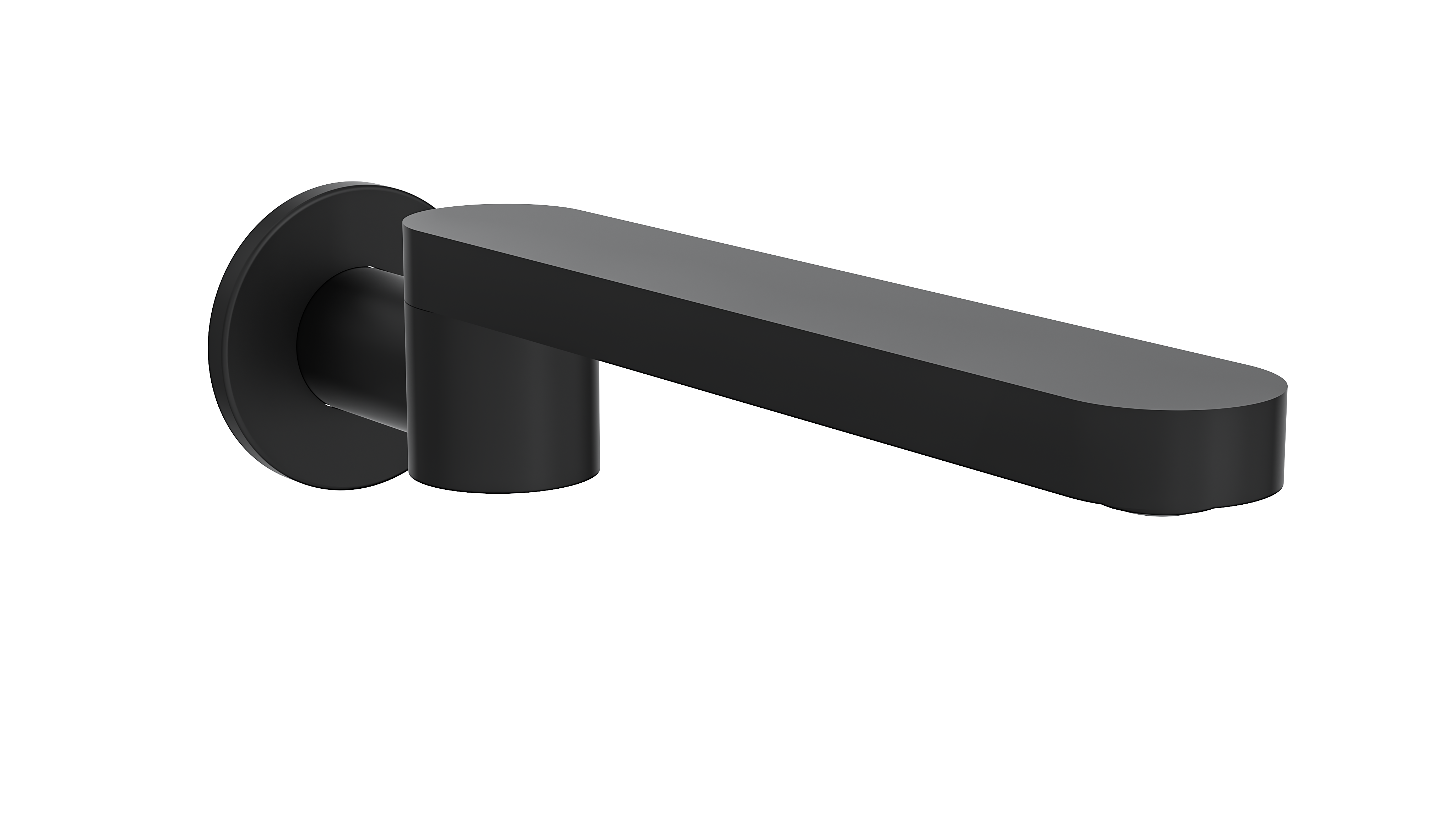 Linsol Corsica S2 Swivel Bath spout Matte Black