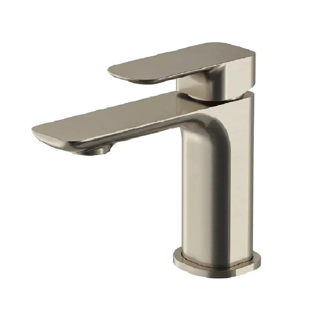 basin mixer single lever tap brushed nickel