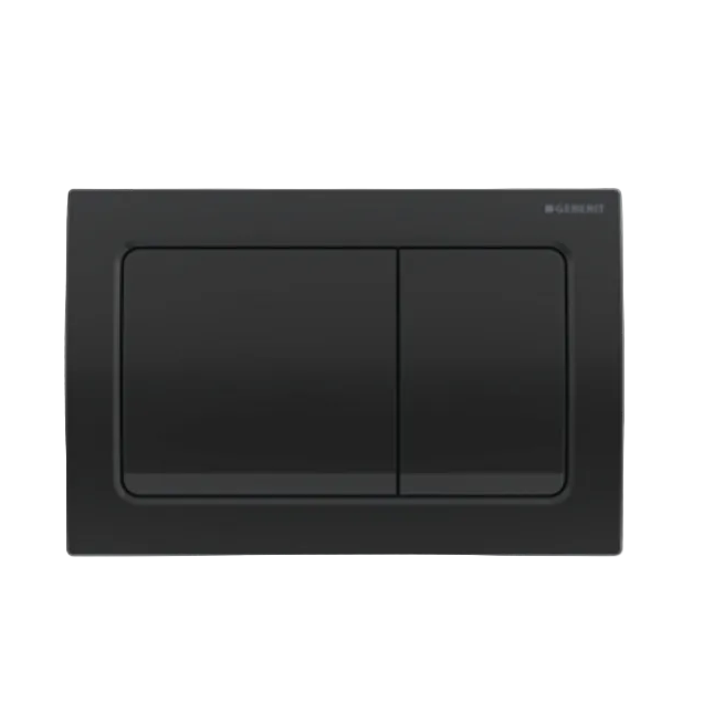 Alpha01 geberit gunmetal inwall cistern push plate
