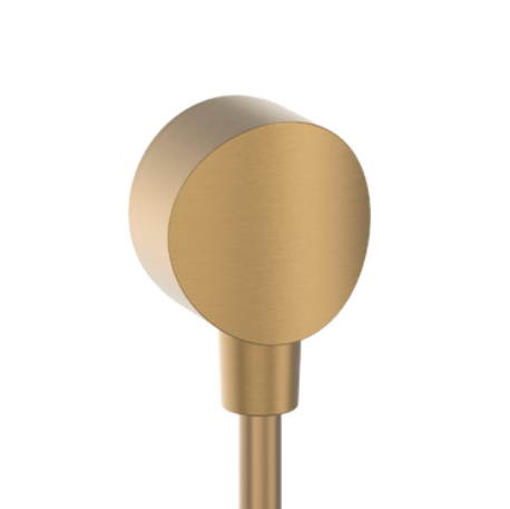 wall mount water inlet for showers brushed bronze