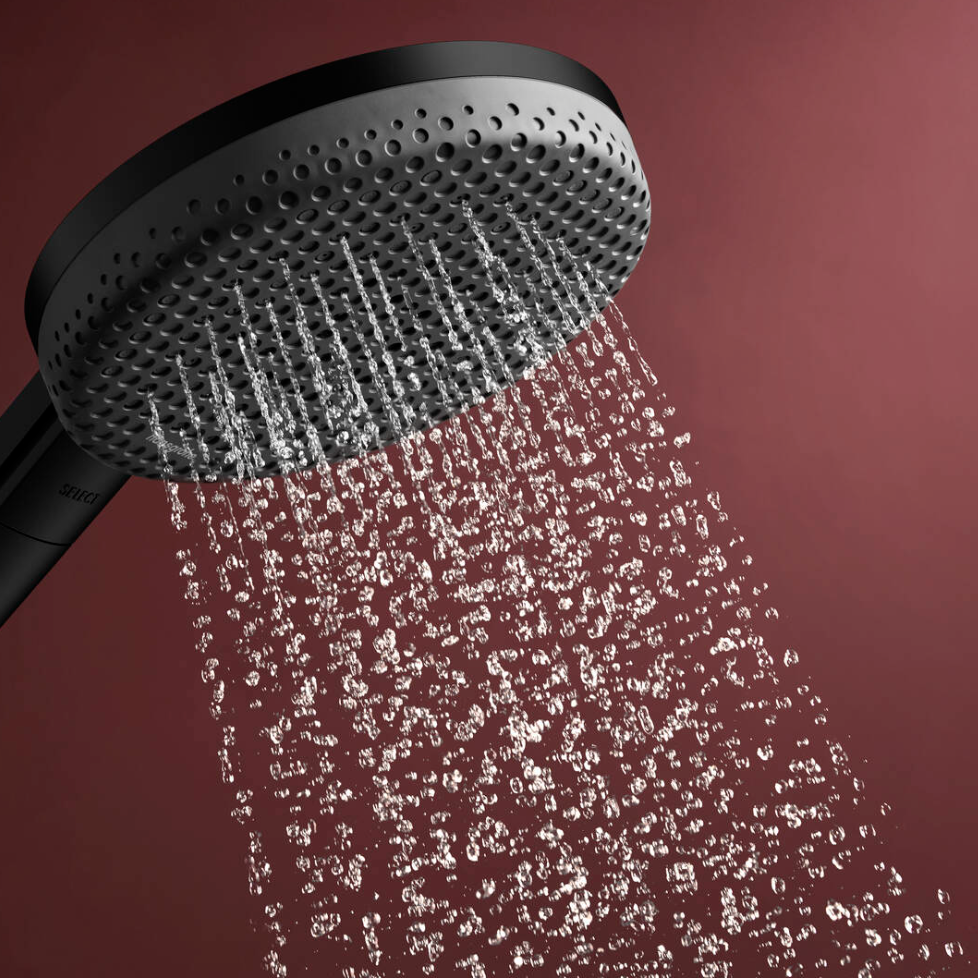 hansgrohe matte black shower head