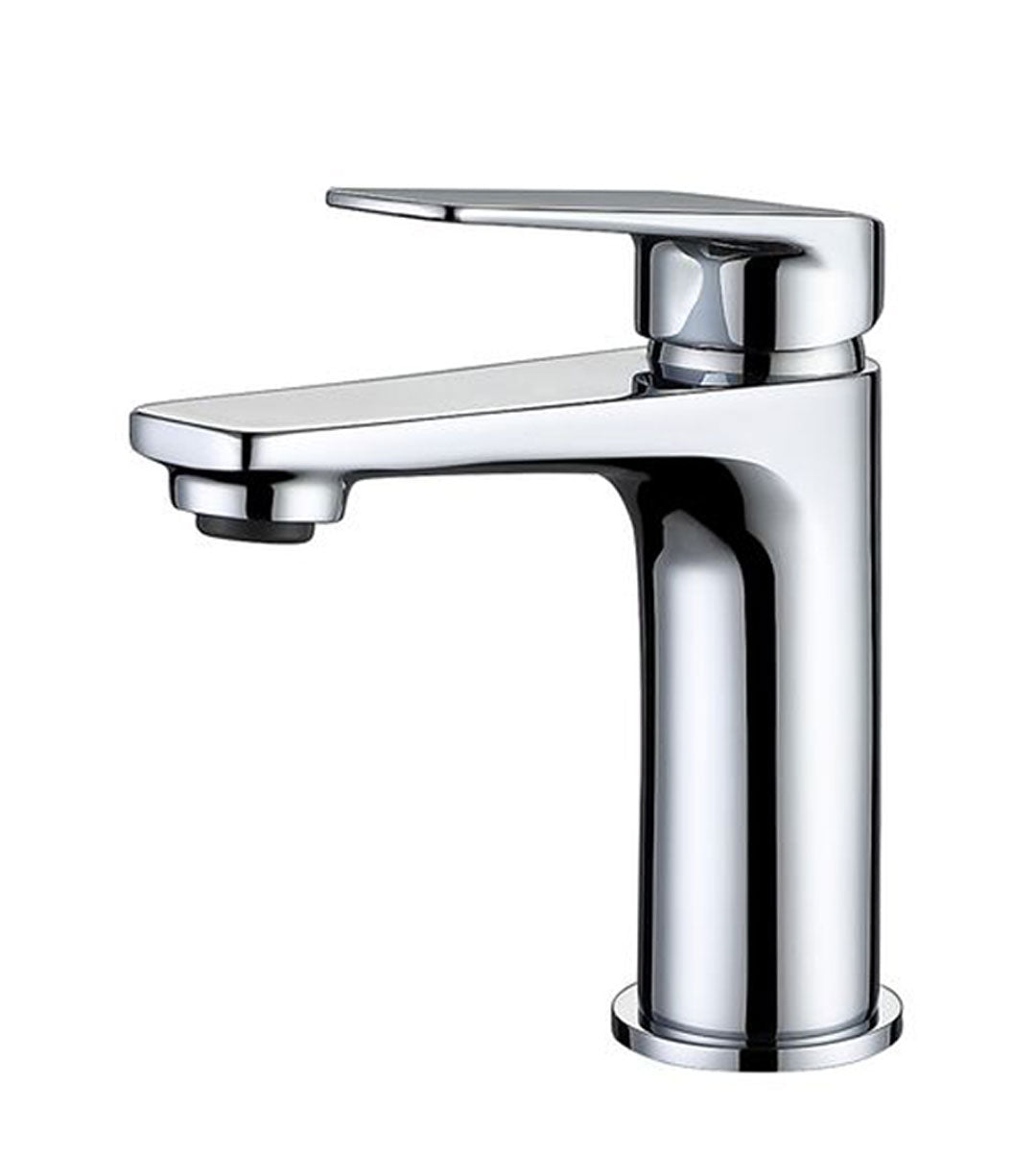 chrome bathroom basin mixer tap