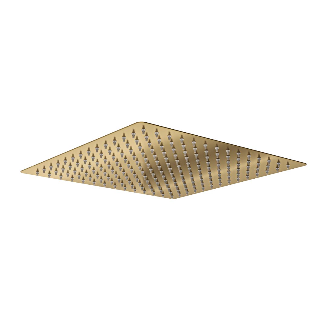 Linsol Ocean Shower Head 300mm Brushed Brass