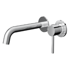 Chrome pin lever bath mixer Tap set ceramic cartridge