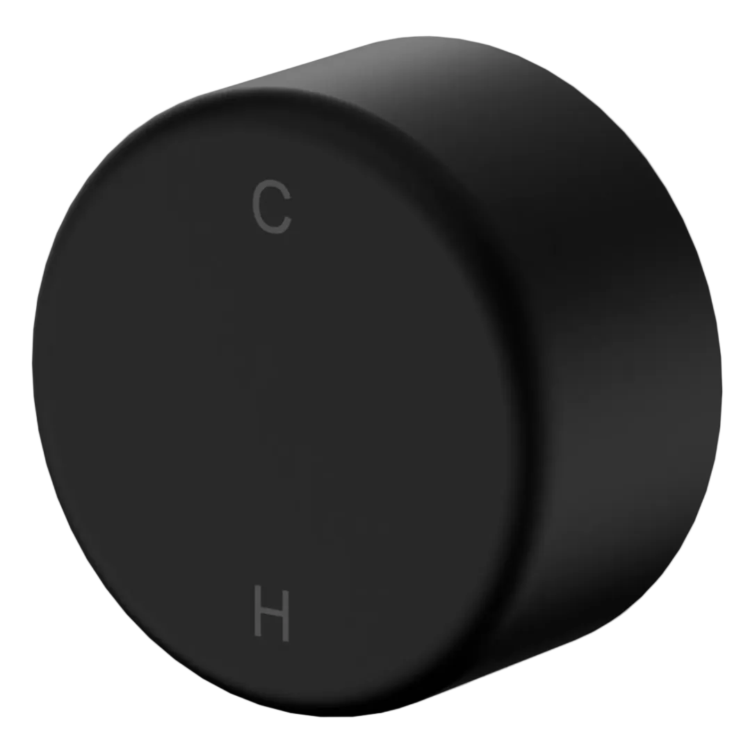M bath/shower progressive mixer with a circular design.tte Black