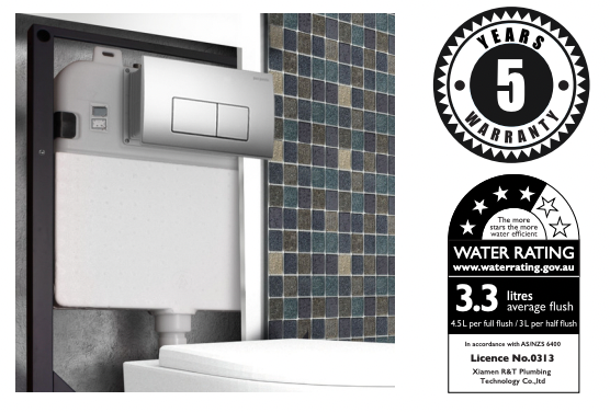 Paco Jaanson Wilco Wall Mount Inwall Mechanical Cistern