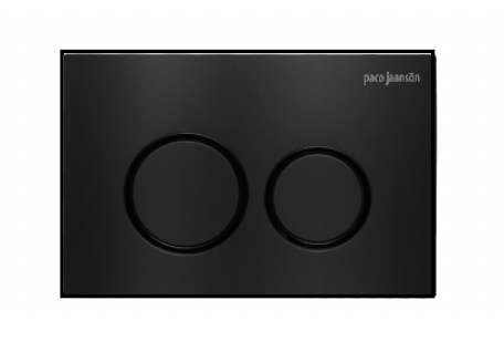 matte black under counter cistern dual flush buttons