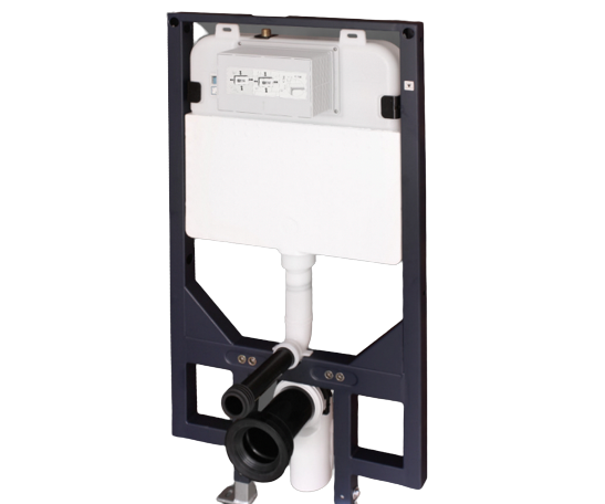 in wall cistern for wall mount toilet pans