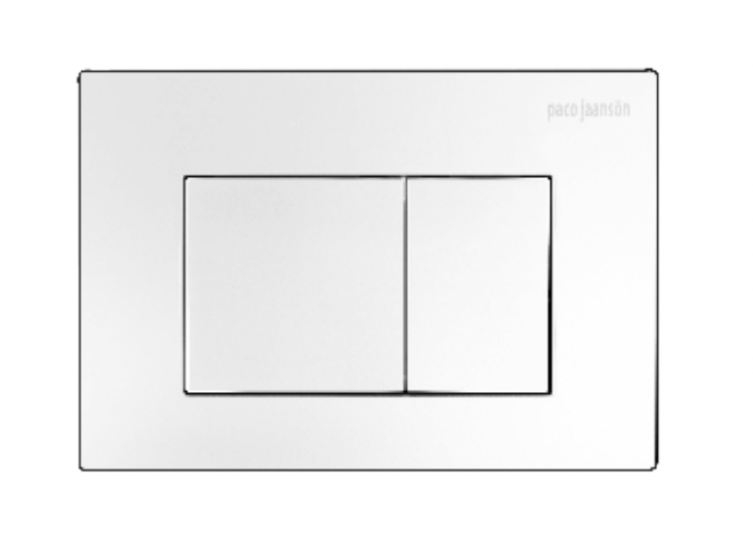 Paco Jaanson Breeze Dual Flush Control Plate Polished Chrome