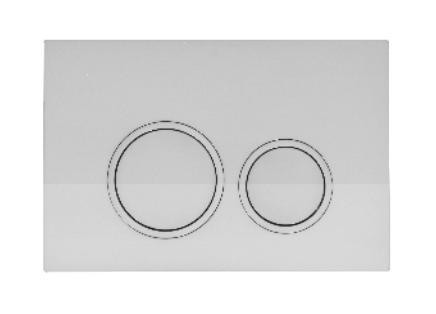 Paco Jaanson Breeze Dual Flush buttons Polished Chrome
