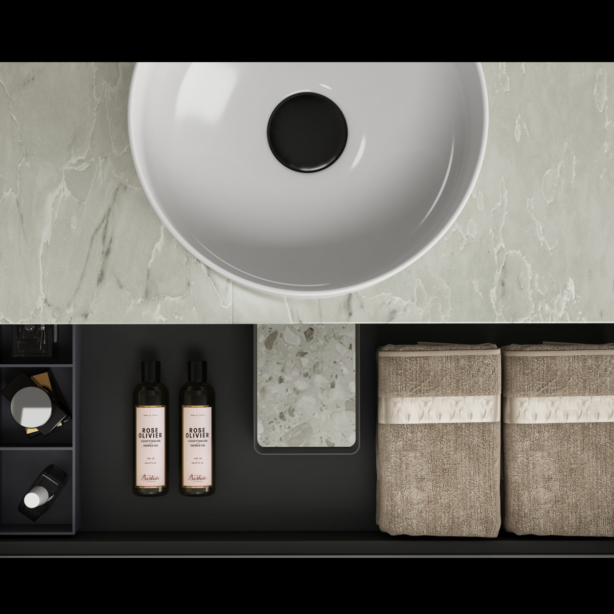 Aulic Curva Matte White V-Groove Wall Hung Vanity 1500mm