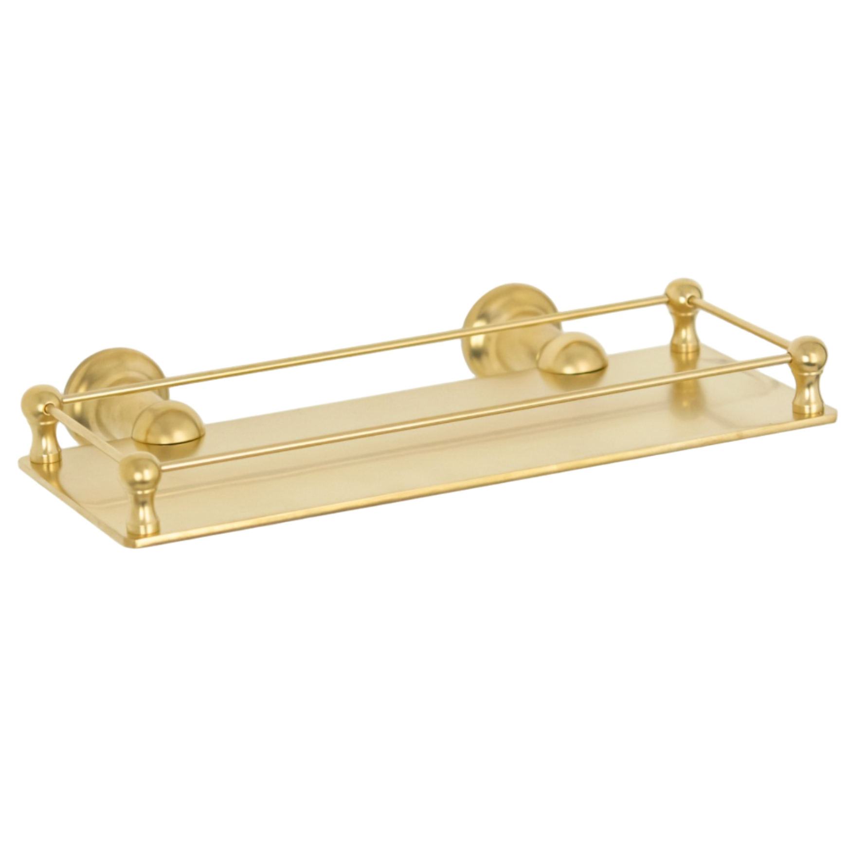 CB Ideal Roulette Solid Brass Shower Shelf With Rail