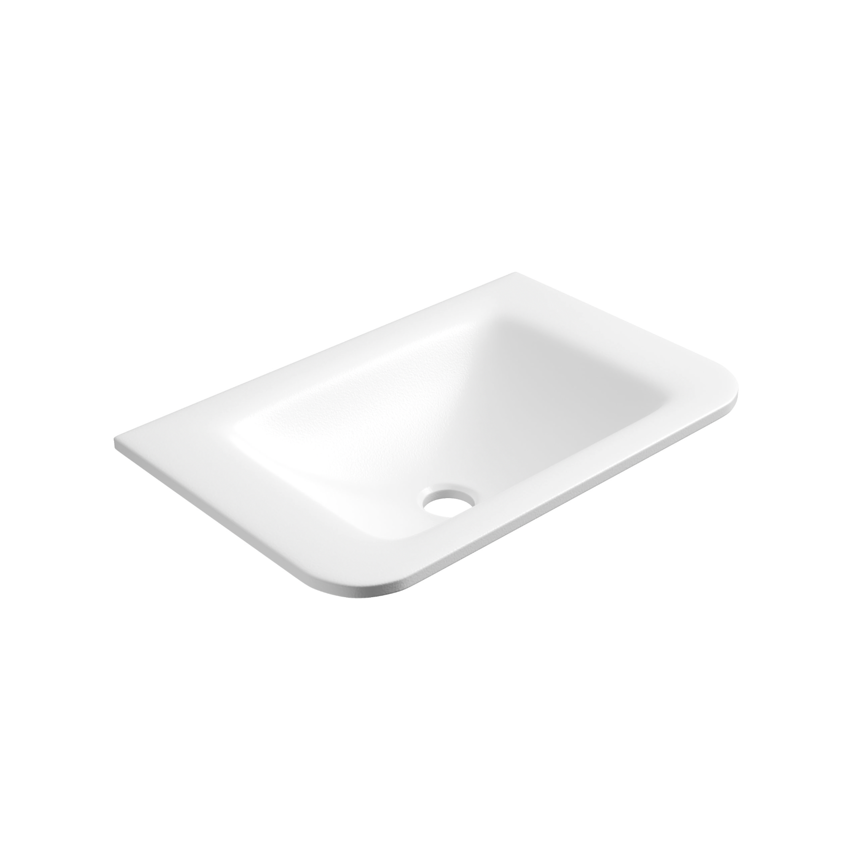 Aulic Mini Hartelle Single Door Fluted Matte White compact Floor standing Vanity