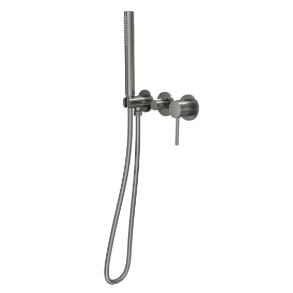 Linsol Gigi S3 Mixer With Diverter & Handshower Gun Metal