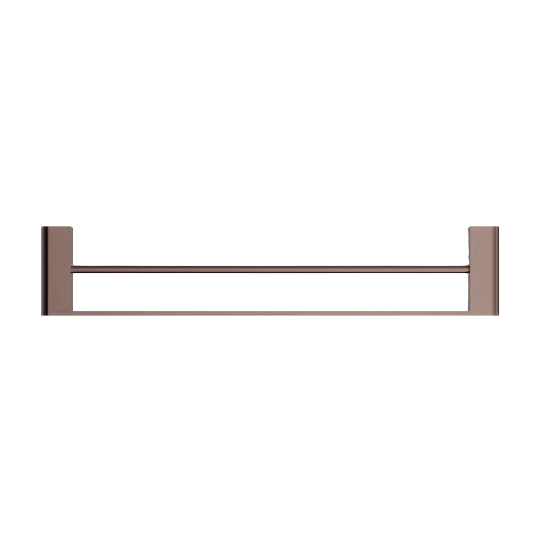 Nero Bianca Double Towel Rail 800mm Brushed Bronze