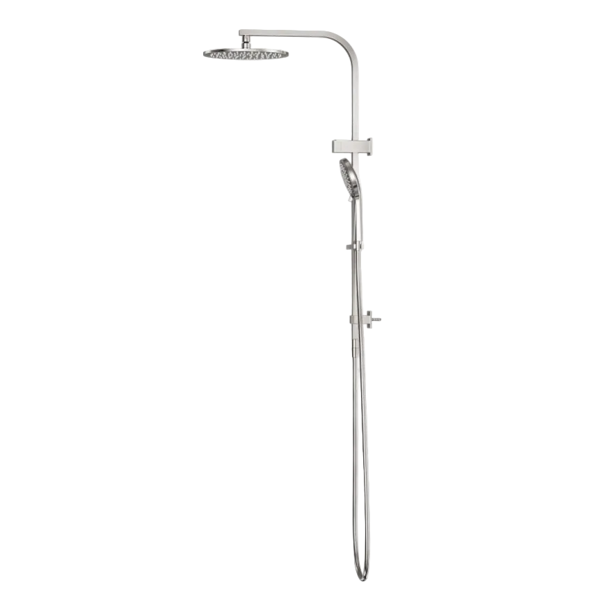 Nero Bianca Combination Shower Brushed Nickel