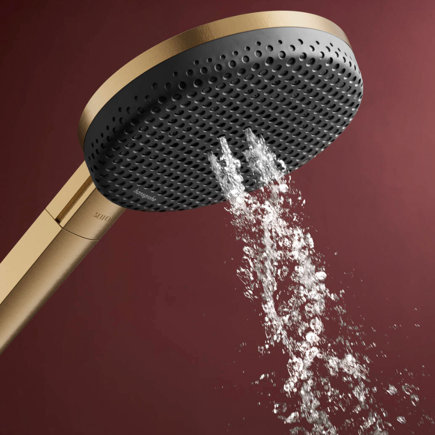 Hansgrohe Raindance Alive Select S 125 3 Jet Hand Held Shower Brushed Bronze