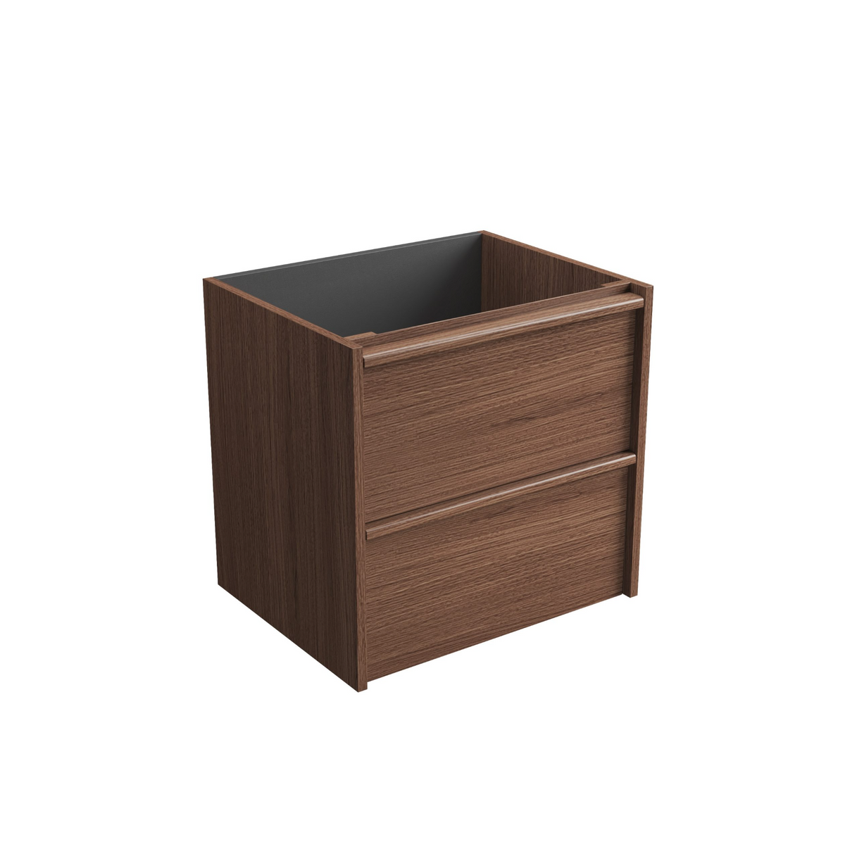 Aulic Venetta Framed Walnut Wall Hung Vanity 600mm