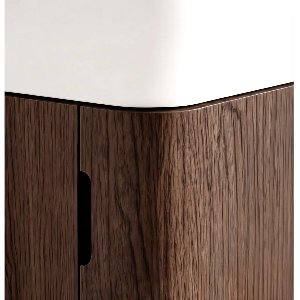 Otti Maxi Compact Ensuite Walnut Floor standing Vanity