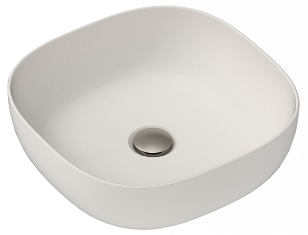 matte ceramic above counter basin