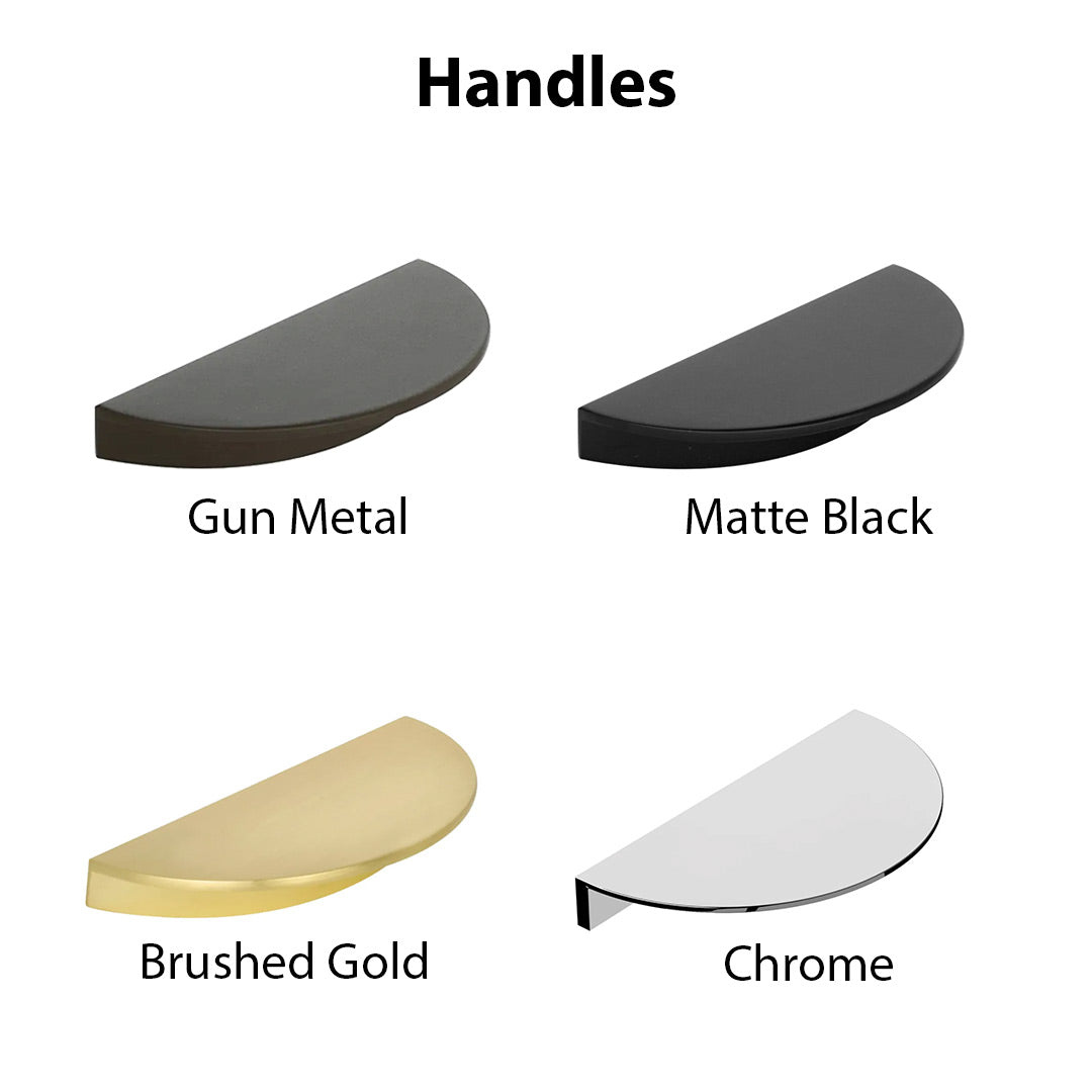 Otti Moonlight White Wall Hung Vanity Cabinet 1200mm