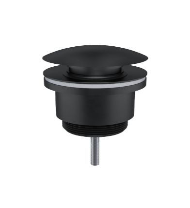 Bathroom Basin Pop-up Plug & Waste Matte Black