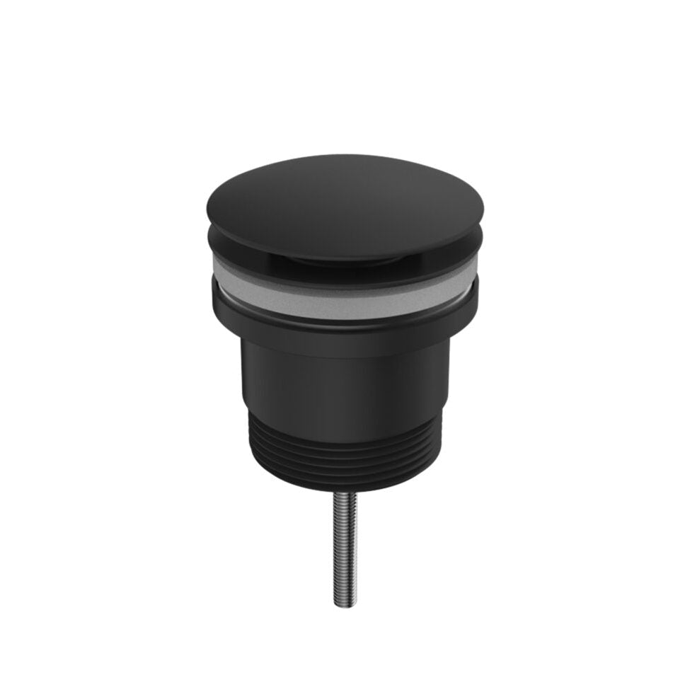 Bathroom Basin Pop Up Waste Matte Black