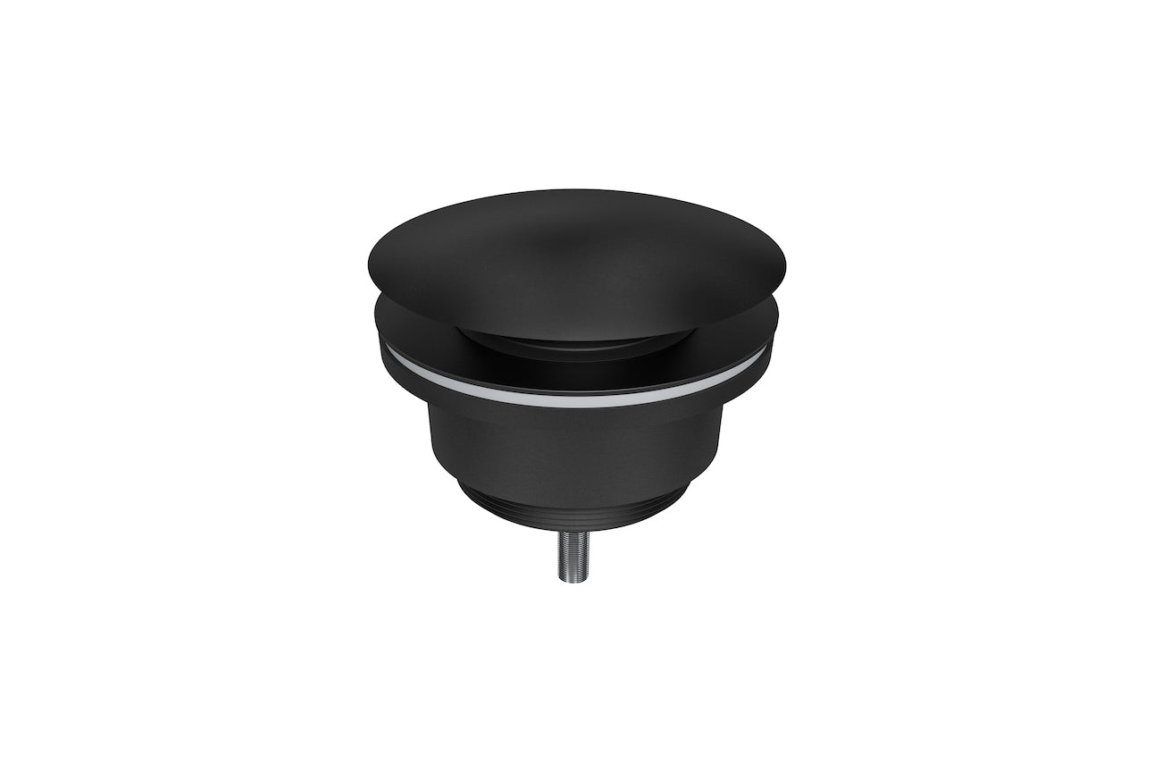 Linsol 32/40 Universal Pop-up Plug & Waste Matte Black (7193778258071)