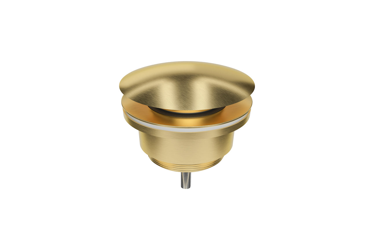 Linsol 32/40 Universal Pop-up Plug & Waste Brushed Brass (7109661819031)