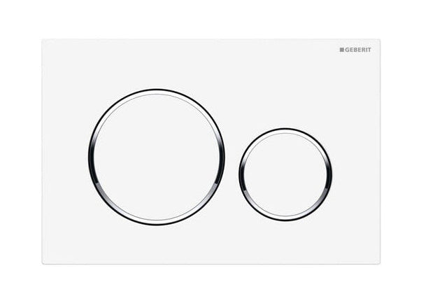 round inwall toilet pan white round Dual flush buttons
