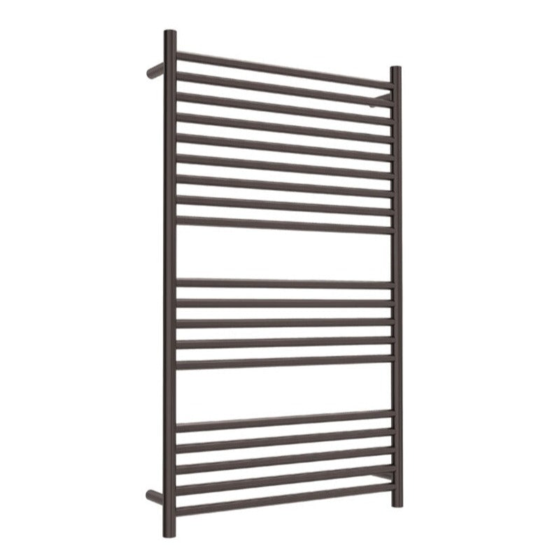 Linsol Allegra 19 Bar Wide Heated Towel Rail Gun Metal