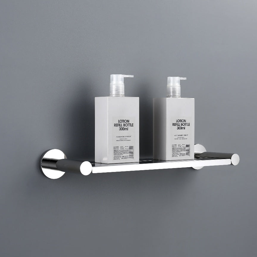 Linsol Lux Shower Shelf Chrome 400mm